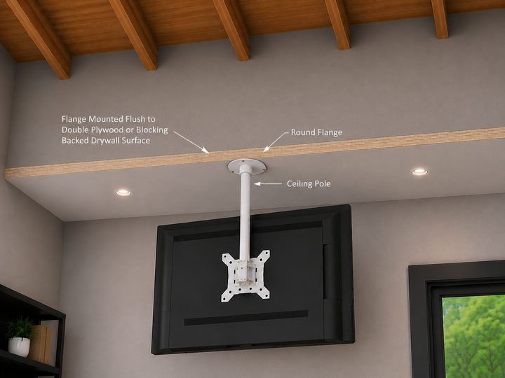 Flush Mount Backed Surface
