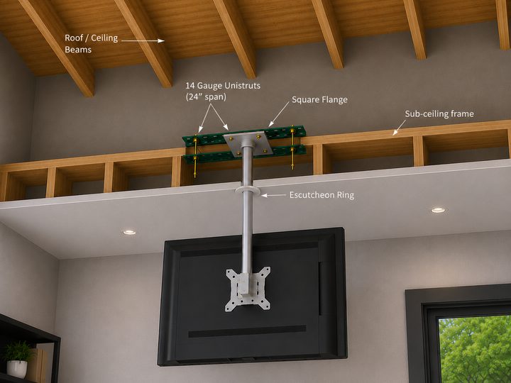 Framed Sub-Ceiling 14-gauge Strut