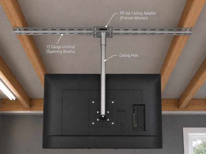 Spanning Single 12-gauge Strut